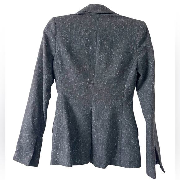 A.L.C. Grey Black Bouclé Blazer Tailored Size 2 - Picture 2 of 10
